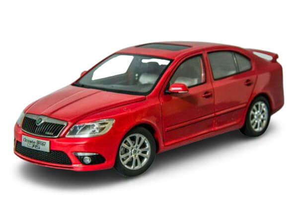 2010 Skoda Octavia RS Diecast Car Model 1:18 Scale Red