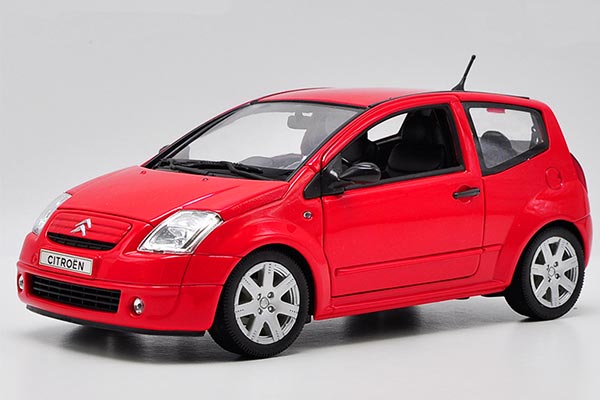 Citroen C2 Diecast Car Model 1:18 Scale Red