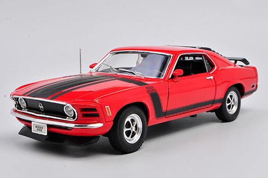 1970 Ford Mustang Boss 302 Diecast Car Model 1:18 Scale