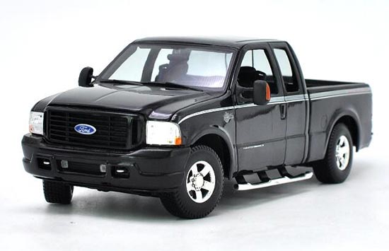 2004 Ford F-350 Pickup Truck Diecast Model 1:18 Scale Black
