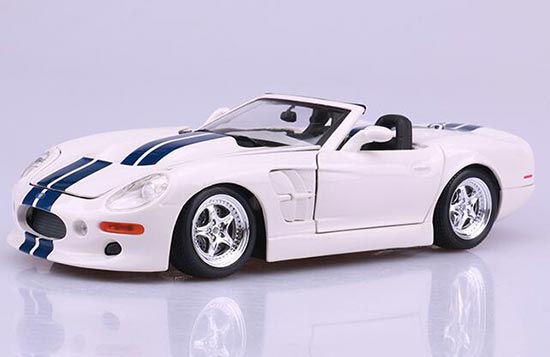 Ford Shelby Series One Diecast Car Model 1:18 Scale White