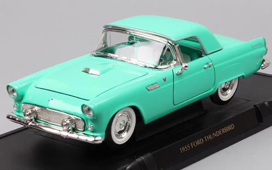 1955 Ford Thunderbird Diecast Car Model 1:18 Scale Green
