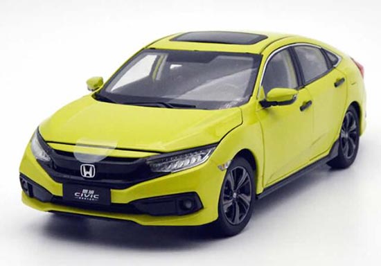 2019 Honda Civic Diecast Car Model 1:18 Scale Green