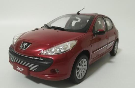 2009 Peugeot 207 Hatchback Diecast Car Model 1:18 Scale