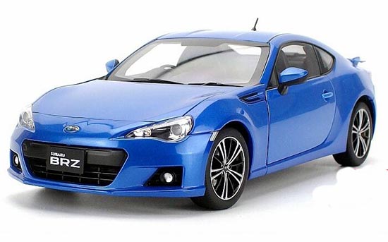 Subaru BRZ Diecast Car Model 1:18 Scale Blue