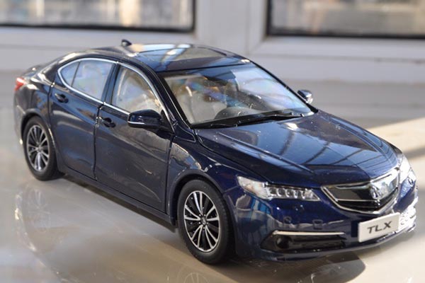 2015 Acura TLX Diecast Car Model 1:18 Scale Blue