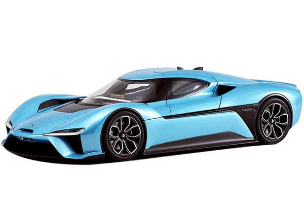 2017 NIO EP9 Diecast Car Model 1:18 Scale Blue