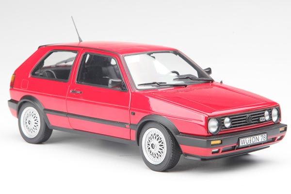 1990 Volkswagen Golf GTI Diecast Car Model 1:18 Red By Norev