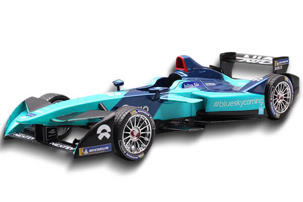 NIO Formula E Diecast Car Model 1:18 Scale Blue By Greenlight