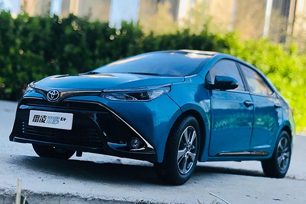 2019 Toyota Levin PHEV Diecast Car Model 1:18 Scale Blue
