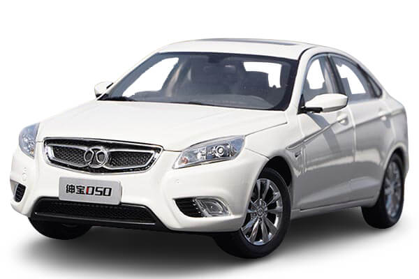 2014 BAIC Senova D50 Diecast Car Model 1:18 Scale White