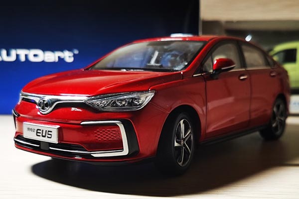 2018 Beijing EU5 Electric Car Diecast Model 1:18 Scale