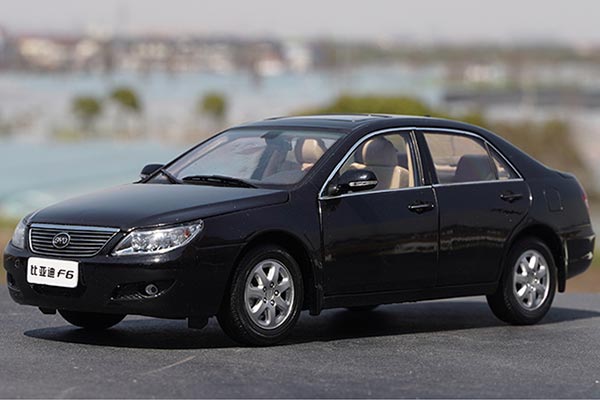 2008 BYD F6 Diecast Car Model 1:18 Scale Black