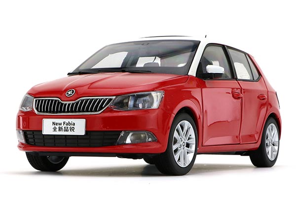 2015 Skoda Fabia Hatchback Diecast Car Model 1:18 Scale