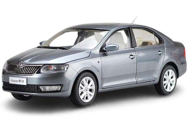 2014 Skoda Rapid Sedan Diecast Car Model 1:18 Scale