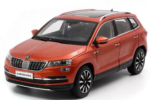 2018 Skoda Karoq SUV Diecast Car Model 1:18 Scale