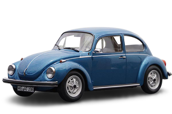1973 Volkswagen Beetle Diecast Car Model 1:18 Scale