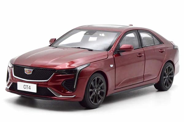 2020 Cadillac CT4 Diecast Car Model 1:18 Scale Red