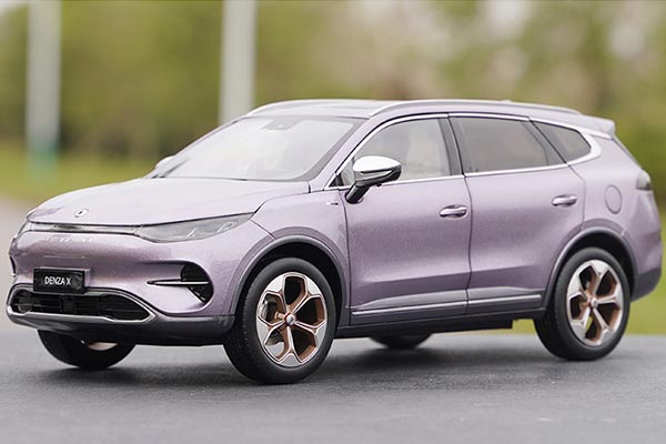 2020 Denza X SUV Diecast Model 1:18 Scale Purple