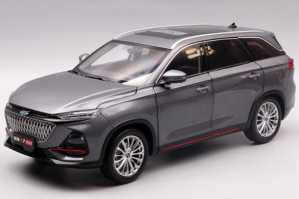 2022 Chana Oushan X7 Plus SUV Diecast Model 1:18 Scale Gray