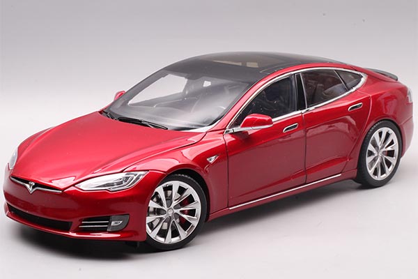 2016 Tesla Model S P100D Diecast Car Model 1:18 Scale