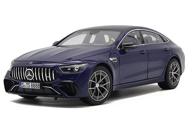 Mercedes AMG GT 63S 4Matic Diecast Car Model 1:18 Scale Blue