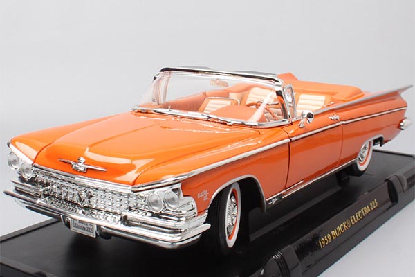 1959 Buick Electra 225 Diecast Car Model 1:18 Scale Orange