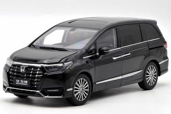 2022 Honda Elysion eHEV MPV Diecast Model 1:18 Scale Black