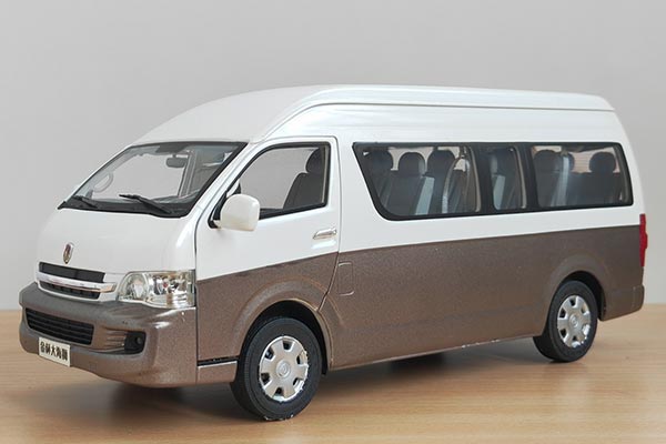 2011 Jinbei Grand Haise Diecast Model 1:18 Scale White-Brown