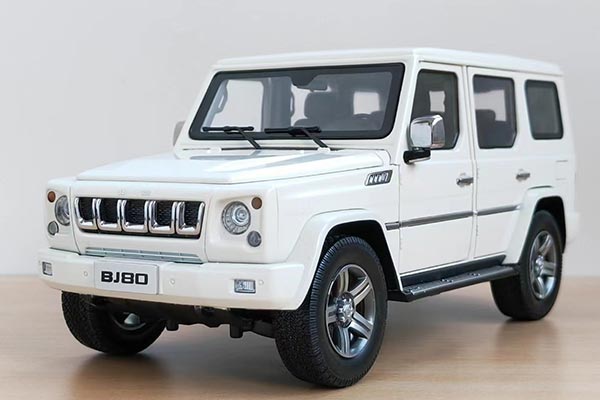 2016 BAIC BJ80 SUV Diecast Model 1:18 Scale White