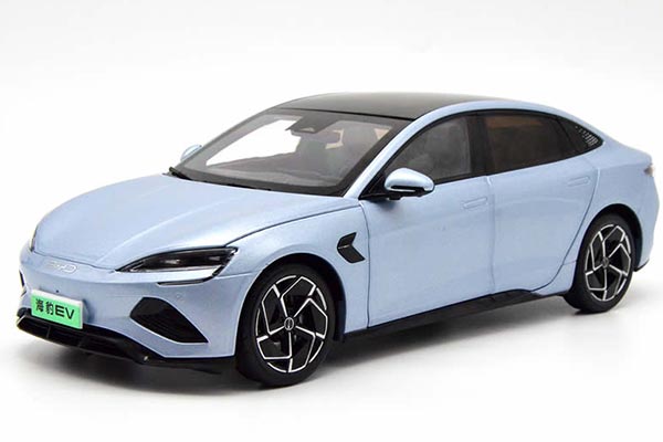 2022 BYD Seal EV Diecast Car Model 1:18 Scale Blue