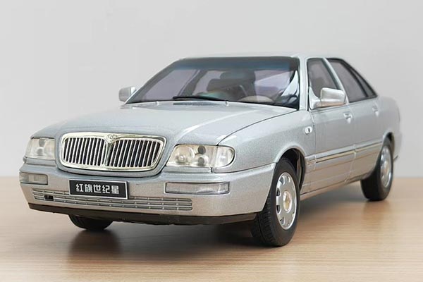 2000 Hongqi CA7202E3 Diecast Car Model 1:18 Scale Silver
