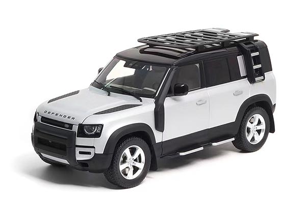2020 Land Rover Defender 110 SUV Diecast Model 1:18 Scale Silver