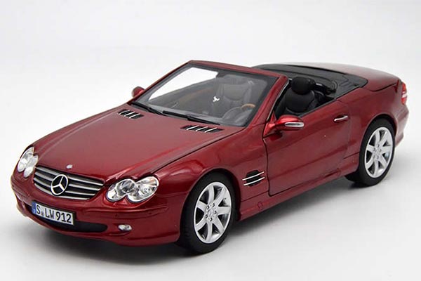 Mercedes Benz SL-Class SL550 R230 Diecast Model 1:18 Scale Red