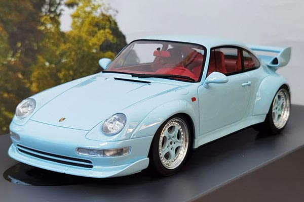 1996 Porsche 911(993) GT Resin Car Model 1:18 Scale Blue