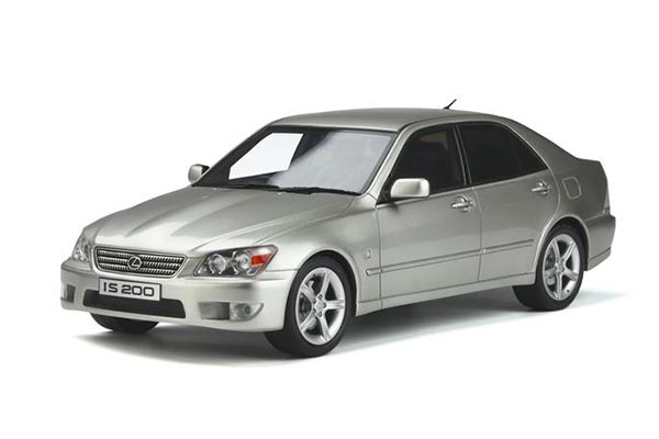 1998 Lexus IS200 Sedan Resin Car Model 1:18 Scale Silver