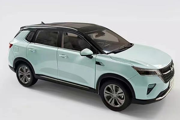 2021 Wuling Asta SUV Diecast Model 1:18 Scale Light Blue