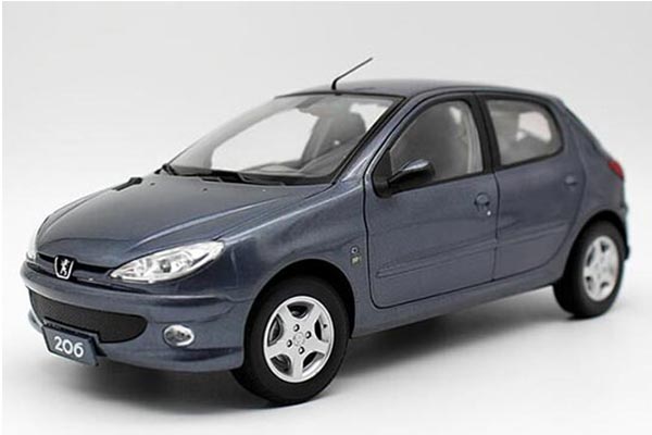 2005 Peugeot 206 Diecast Car Model 1:16 Scale