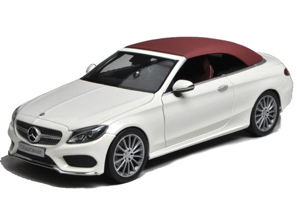 Mercedes-Benz C-Class A205 Cabriolet Diecast Model 1:18 Scale