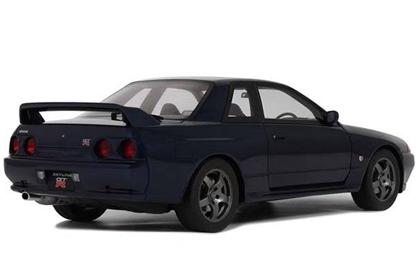 1993 Nissan GT-R R32 Resin Car Model 1:18 Scale Gray [SD02H568]