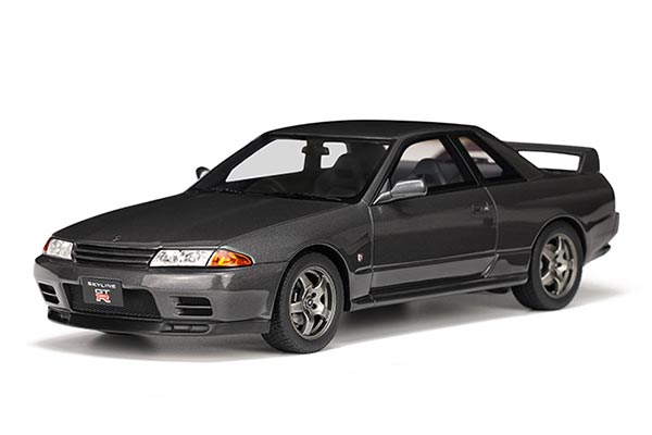 1993 Nissan GT-R R32 Resin Car Model 1:18 Scale Gray