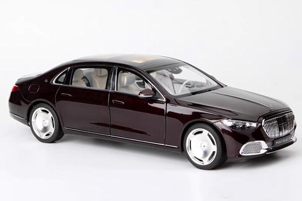 2021 Mercedes Maybach S680 Diecast Model 1:18 Scale Dark Red