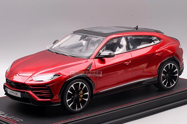 2018 Lamborghini Urus SUV Resin Model 1:18 Scale Red