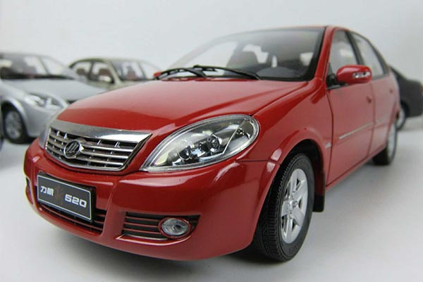 2008 Lifan 520 Hatchback Diecast Car Model 1:18 Scale Red