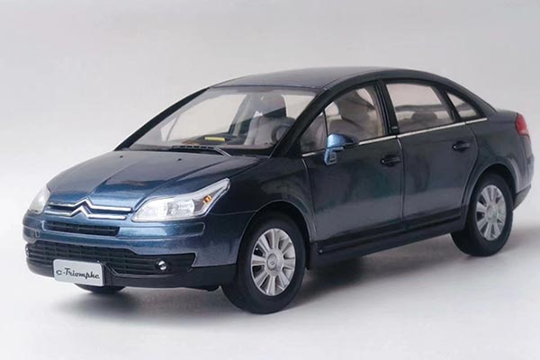 2006 Citroen C-Triomphe Diecast Car Model 1:18 Scale Blue