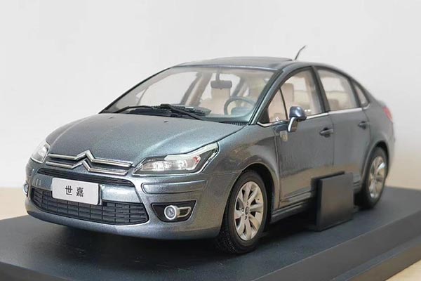 2009 Citroen C-Quatre Sedan Diecast Car Model 1:18 Scale Gray