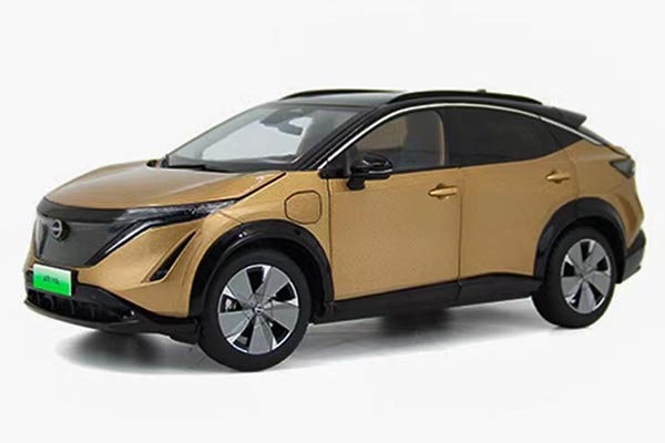 2022 Nissan Ariya SUV Diecast Model 1:18 Scale Golden