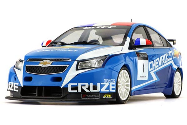 2010 Chevrolet Cruze Diecast WTCC Car Model 1:18 Scale Blue