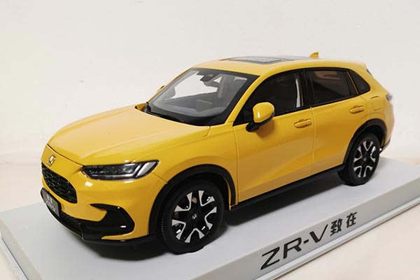 2022 Honda ZR-V SUV Diecast Model 1:18 Scale Yellow