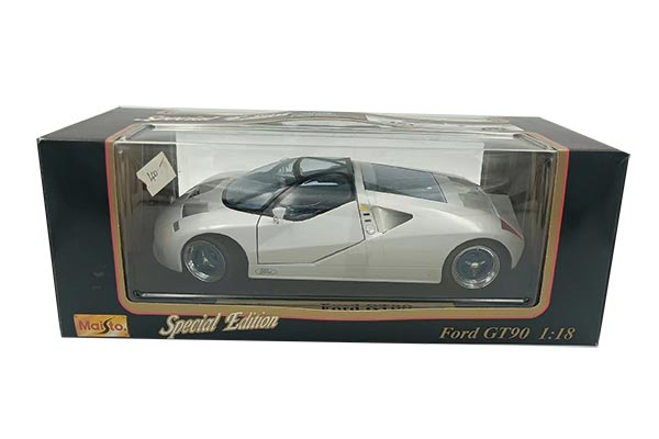 Ford GT90 Diecast Car Model 1:18 Scale White